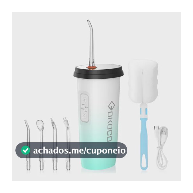 Irrigador Oral Elétrico Limpeza De Próteses Dentes Gengivas