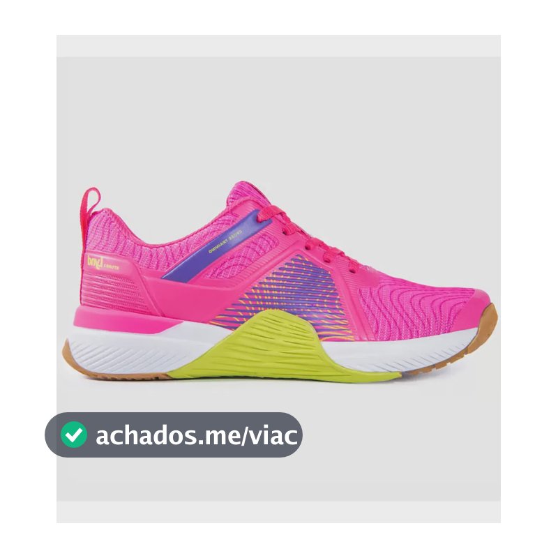 Tênis Lynd Stone 2 Feminino Pink Treino Pink Verde Citrico Roxo 37 Br