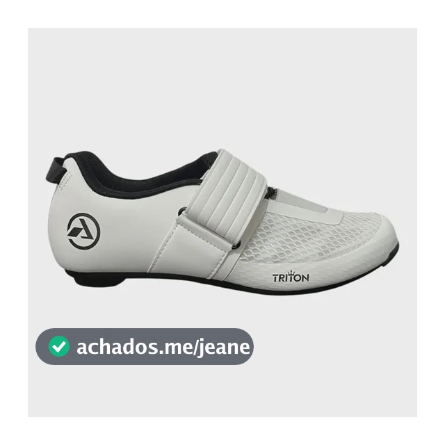 Sapatilha Bike Speed Triathlon Absolute Triton Bco Tamanhos