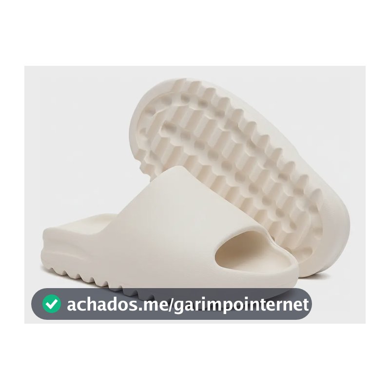 Chinelo Slide Nuvem Ortopédico Leve Confortável Unissex Branco 34/35