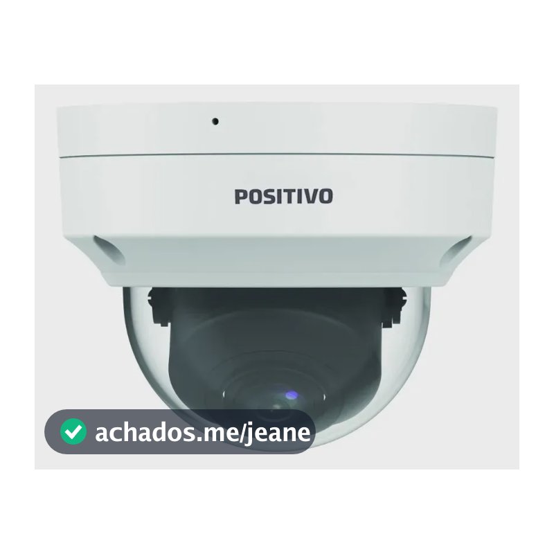 Câmera Smartview inteligência artificial 4 Mp dome cor branco é resistente à água Positivo Seg