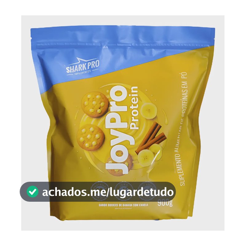 Whey Protein Joypro Refil 900g - Sabor Cookies De Banana Com Canela