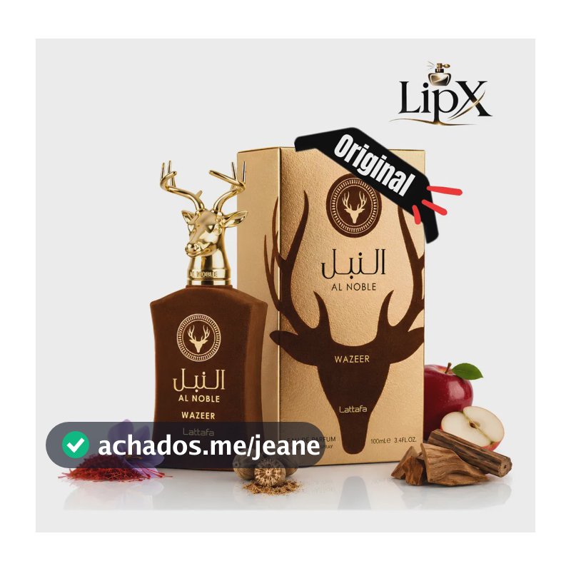 Perfume Árabe Al Noble Wazeer 100ml Edp