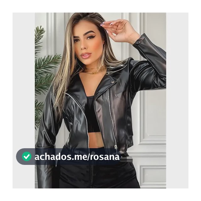 Jaqueta Feminina Courinho Com Zíper Gola Polo