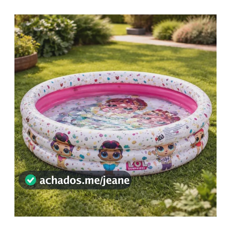 Piscina Infantil Inflável Lol Surprise Jilong 46 Litros Rosa-pálido