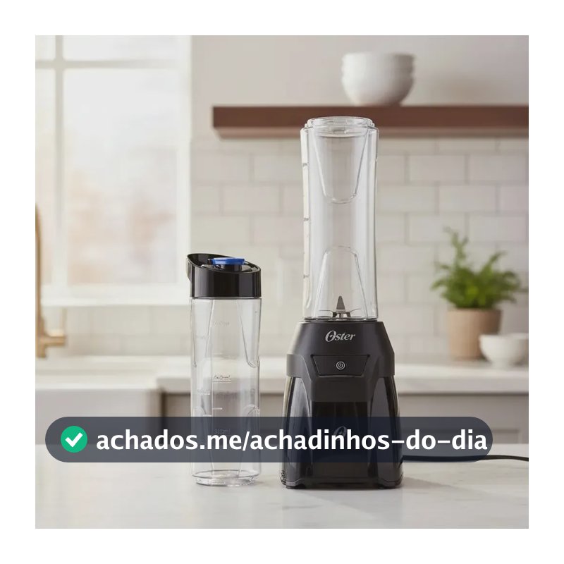 Liquidificador Portátil OBLD700-220 Power Blender 2 Jarras Oster