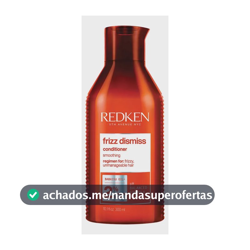 Condicionador Antifrizz com Óleo de Babassu Frizz Dismiss Redken 300ml