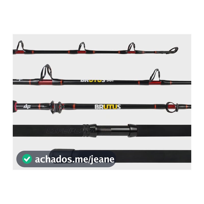 Vara Para Molinete Albatroz Brutus (1,80m) 60-80lbs