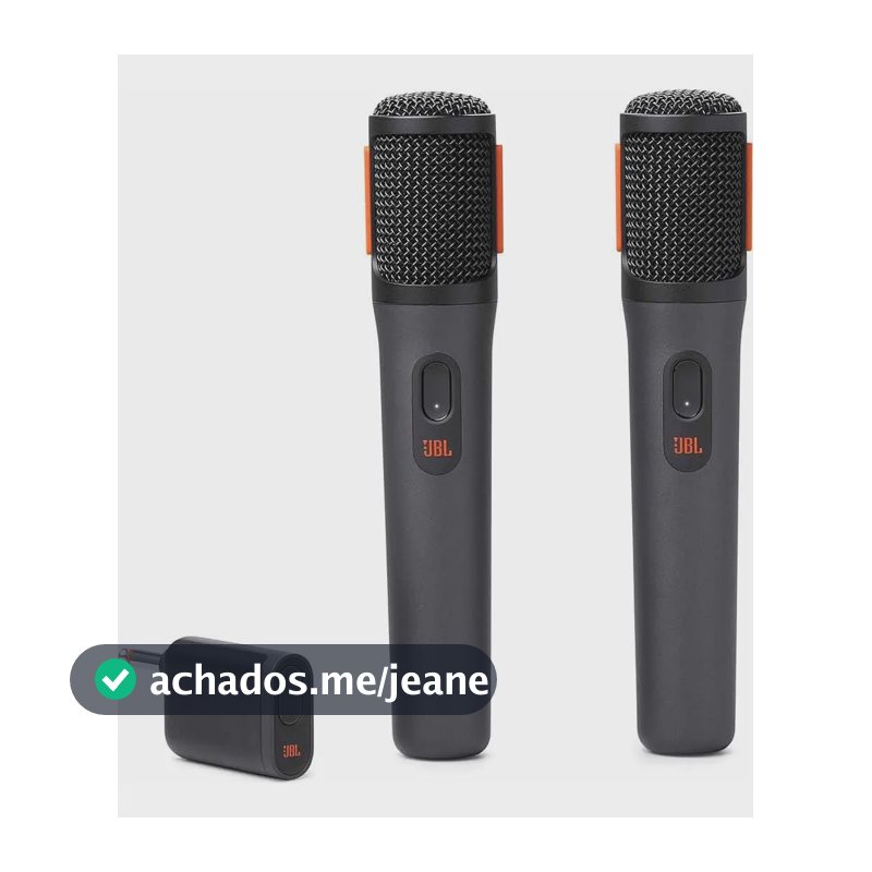 Jbl Partybox Wireless Mic - 2.4ghz Compativel As Partybox. Cor Preto