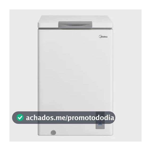 Freezer Horizontal 100l Inverter Bivolt Branco Midea Branco MDRC151FZD013