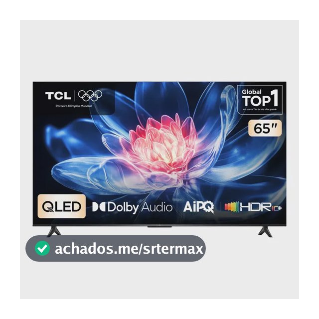 Smart Tv Tcl 65 Polegadas Qled 4k T6c Wifi Bluetooth Google Tv Tela Hva E Hdr10+ 65t6c