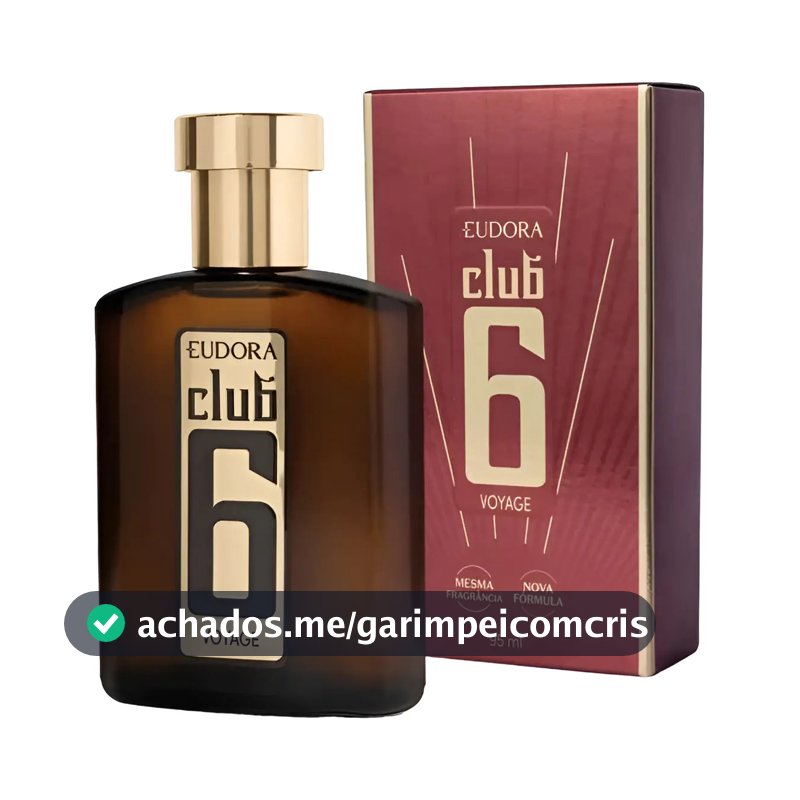 Club 6 Voyage Eudora Deo Colônia 95ml Com