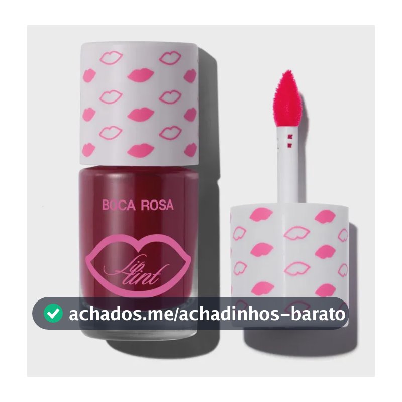 Lip Tint Boca Rosa Batom Blush 10ml Rosa Cupido