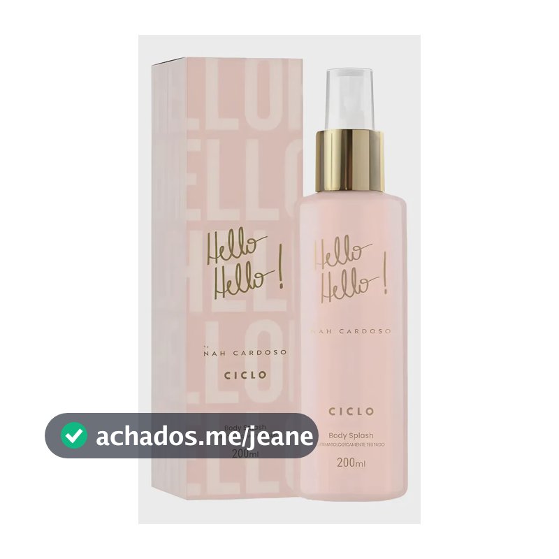 Body Splash Nah Hello Hello 200ml