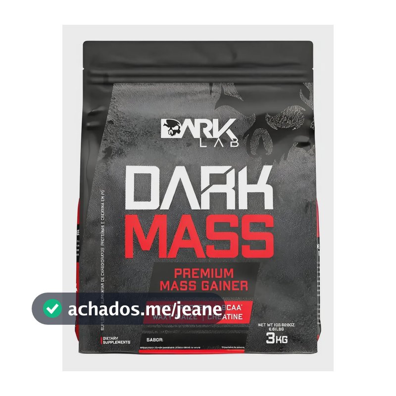 Hipercalórico Dark Mass 3kg Baunilha Dark Lab Baunilha