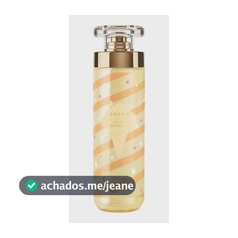 Bodysplash boticário dream céu de baunilha 200ml