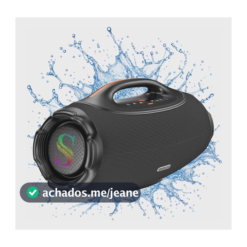 Caixa De Som Bluetooth6 Sabala Dr500 500w 81000mah Portátil Preto 127/220v