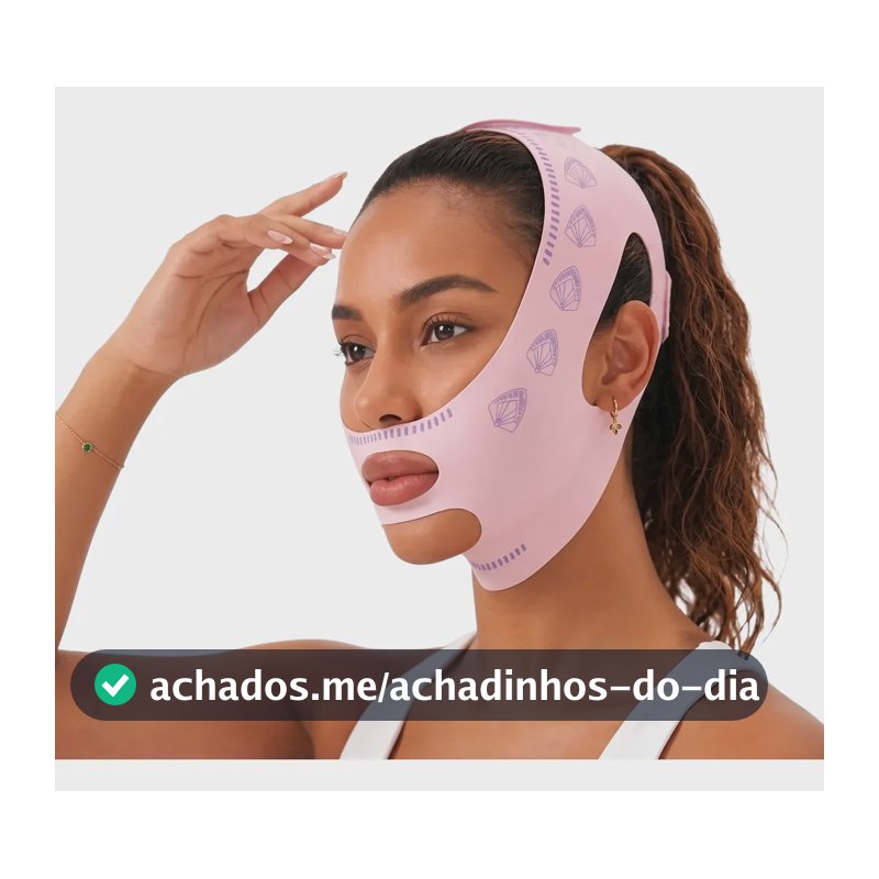 Máscara Modeladora Facial V-line Lifting Definição Do Rosto Todo Tipo De Pele