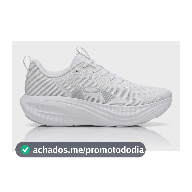 Tênis Under Armour Corrida Charged Endless - Branco Branco Liso 40 Br