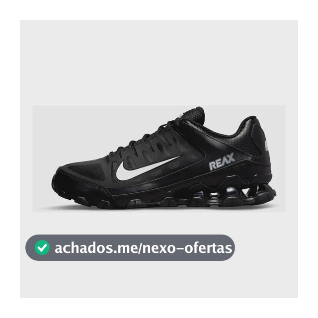 Tênis Nike Reax 8 Tr Masculino Preto/branco 40 Br