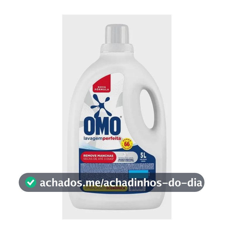 Sabão Líquido Omo Lavagem Perfeita 5L