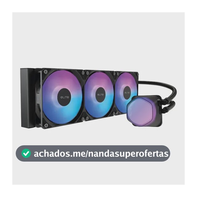 Water Cooler Cooler Master Elite Liquid 360mm RGB p/ CPU