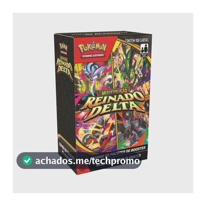 Combo de Booster Pokémon TCG ME 6 Reinado Delta