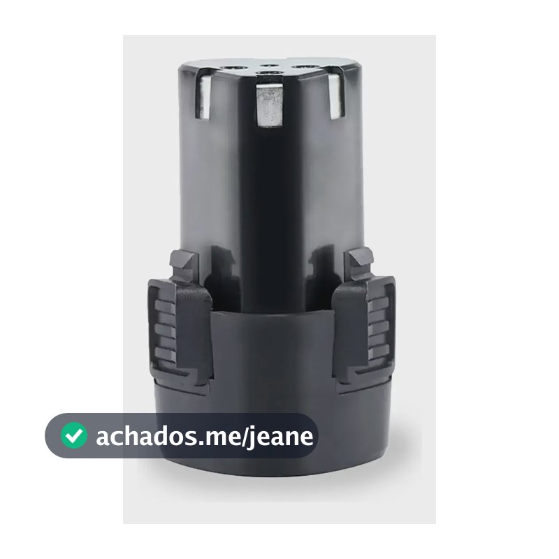 Bateria Lítio 12v Bivolt  Para Furadeira Parafusadeira