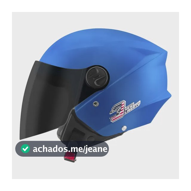 Capacete Masculino Aberto Pro Tork New Liberty 3 Elite Fumê