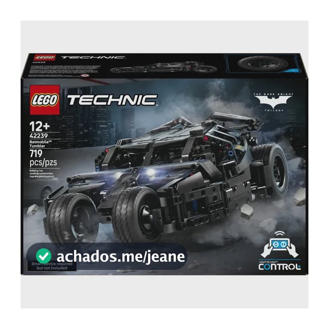 Lego Technic Conjunto Construção 42239 719 Batmobile Tumbler