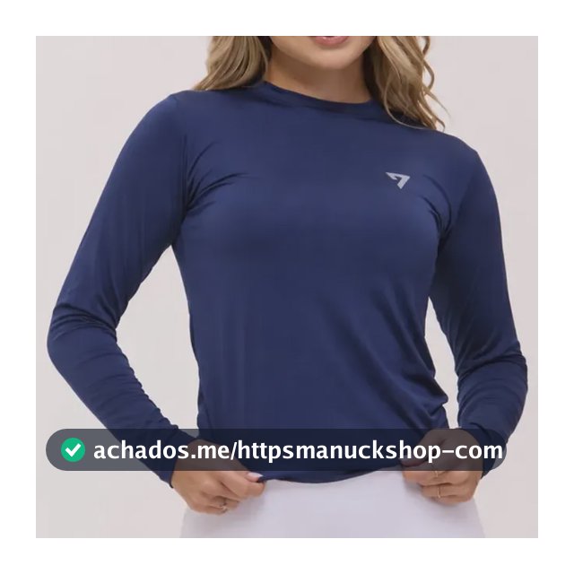 Camiseta Feminina Térmica Manga Longa Proteção Solar Uv