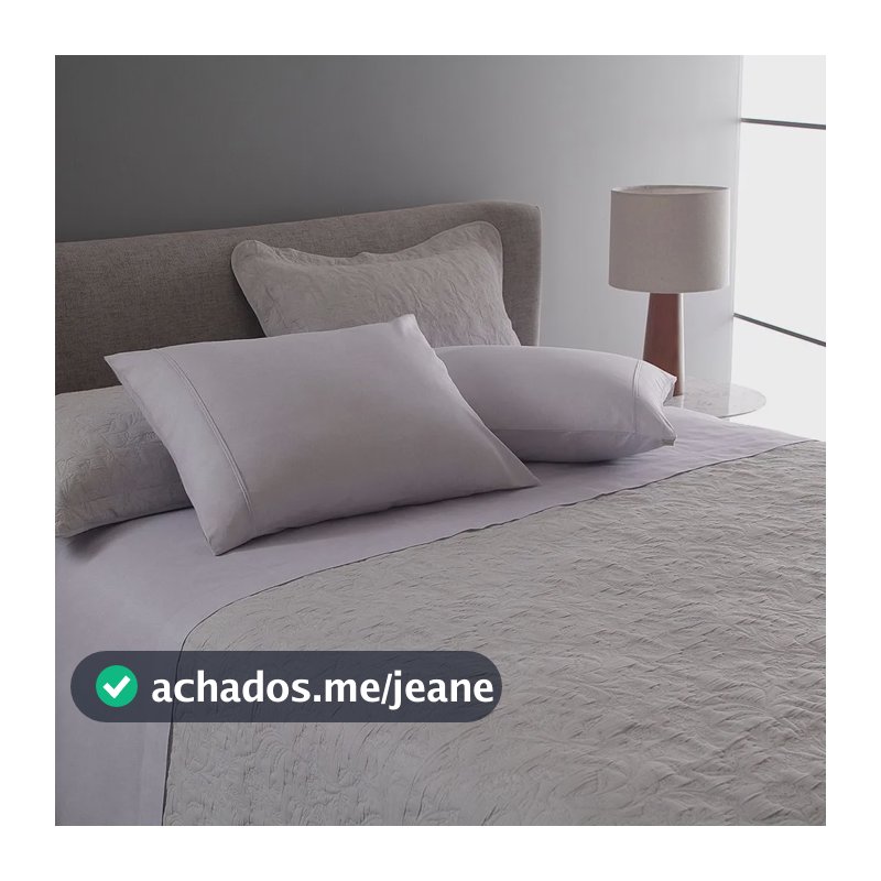Jogo De Cama Queen Buddemeyer Cotton Essential Texture Estampado Azul