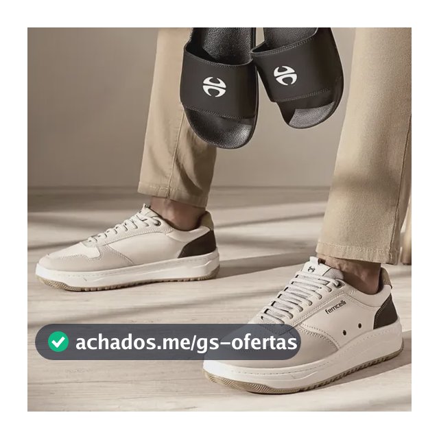 Kit Ferricelli Tenis + Chinelo Estilo Verão Confortável