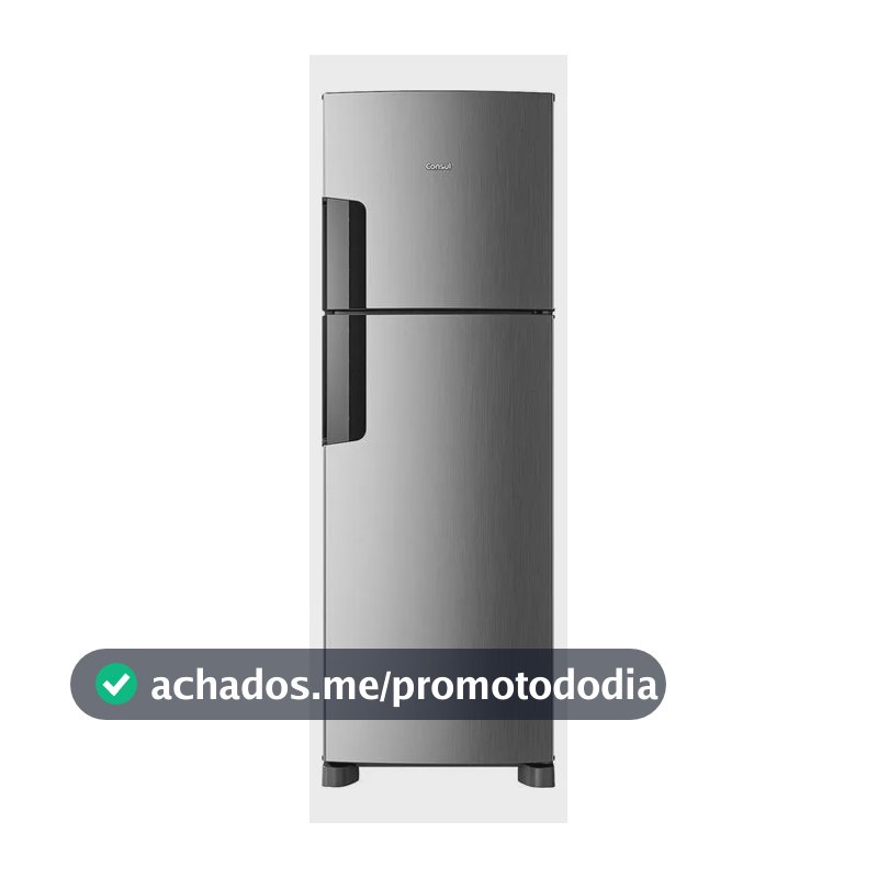 Geladeira Consul Smart Crm44mkana Inox Duplex 377l Inox 220v
