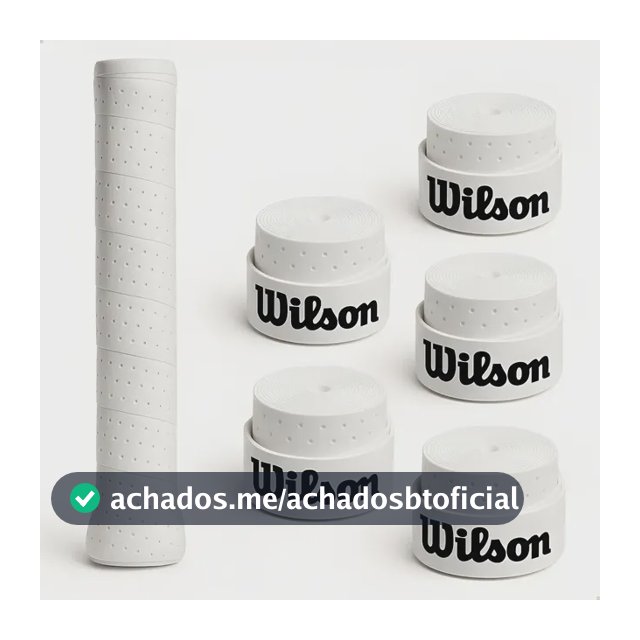 Kit 5 Un Overgrip Raquete Beach Furado Wilson - Env Imediato