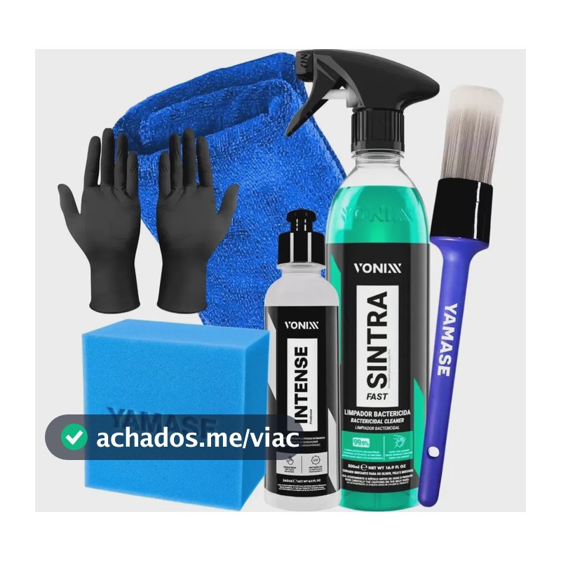 Kit Intense Renova Revitalizador Plástico Sintra Fast Vonixx