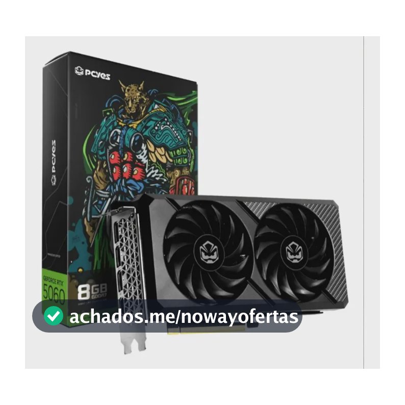 Placa De Vídeo Pcyes Geforce Rtx 5060 8gb Gddr7 128 Bits