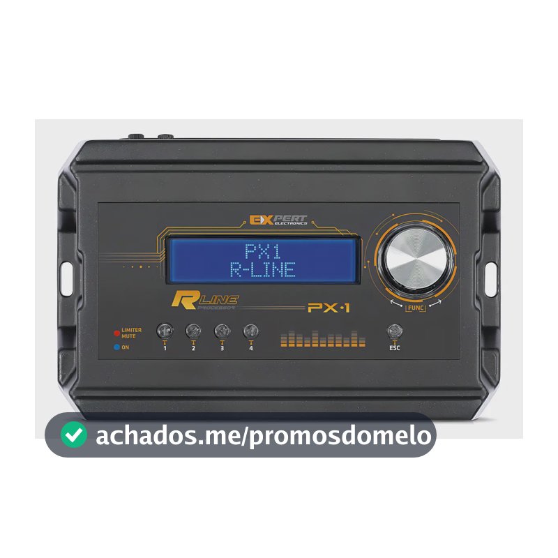 Processador De Audio Automotivo Banda Expert Px-1 Pro Limite PX1 Crossover