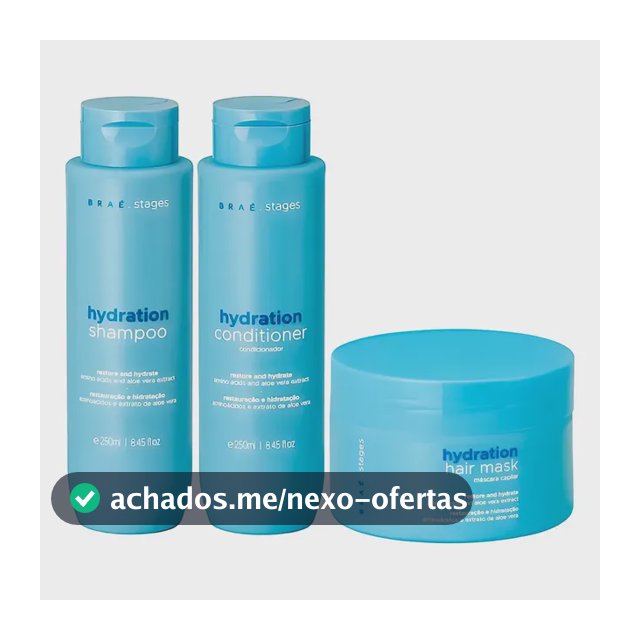 Braé - Kit Stages Hydration - SH+CD+Másc