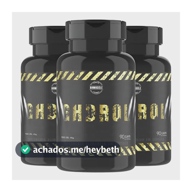 3 Gh Drol - Ghmuscle Sem Sabor