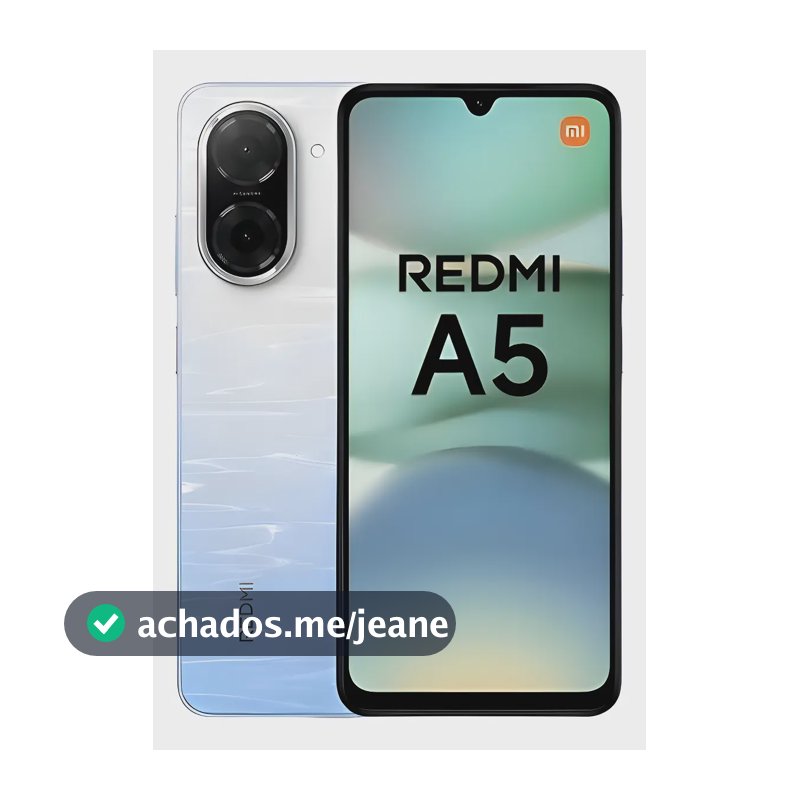 Câmera Xiaomi Redmi A5 4G 6.8 128gb 4gb Ram 32mpx - azul