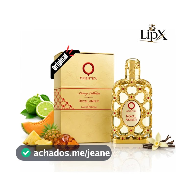 Perfume Luxo Arabe Royal Amber - Feminino - 80ml lipx