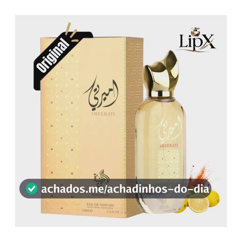 Perfume Árabe Ameerati Feminino Eau De Parfum 100 Ml Com Nf lipx