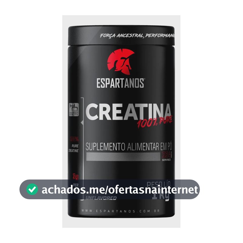 Creatina Espartanos em pó Sem sabor x 1kg