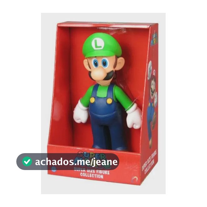 Boneco Luigi Super Mario Bros Figure Collection