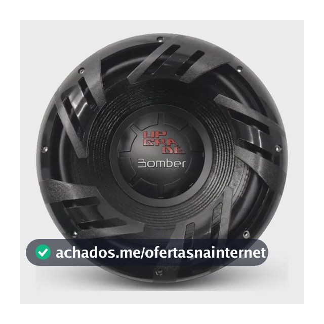Subwoofer 12 Polegadas Bomber 400w Rms Upgrade 4 Ohms 800w