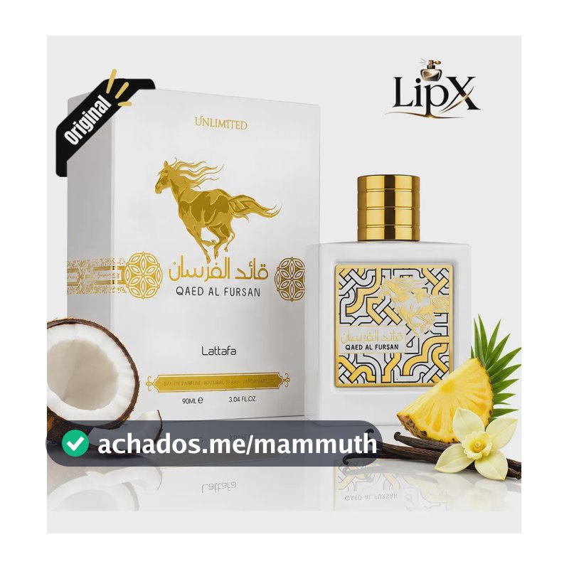 Perfume Árabe Qaed Al Fursan Unlimited Edp 90ml