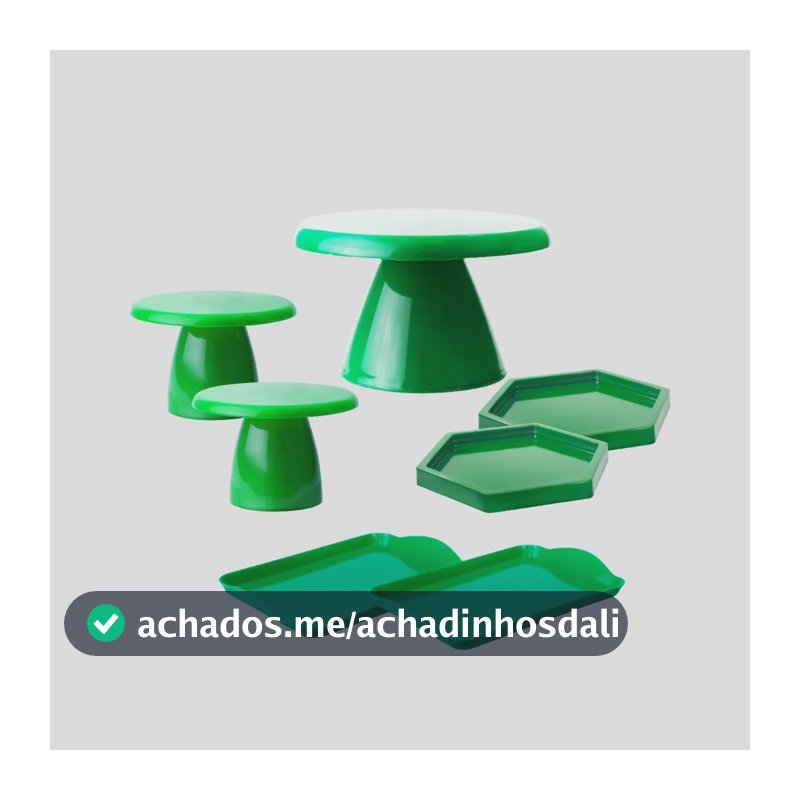 Kit 1 Boleira Slim , 2 Mini Cake, 2 Band 20x13, 2 Sextavada Verde