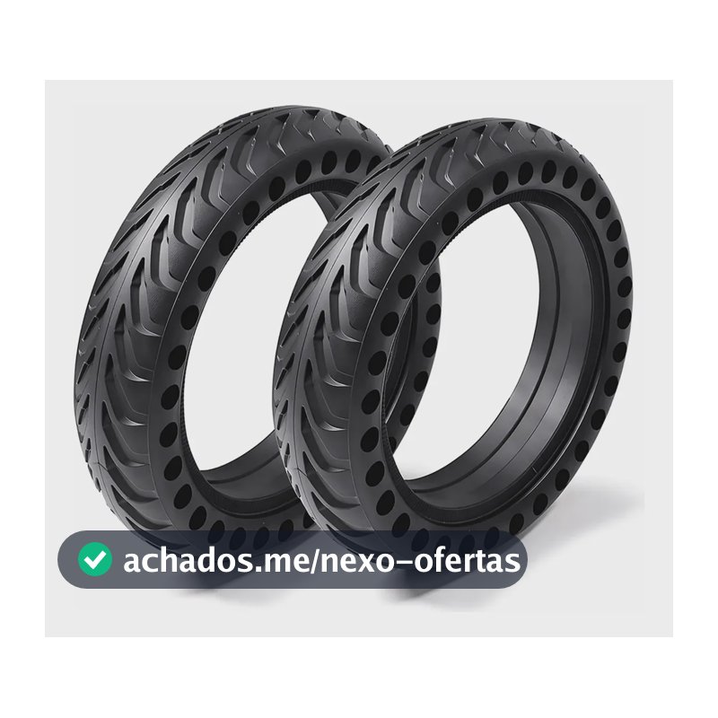 Kit 2 Pneu Maciço Patinete Eletrico 8.5 Sem Câmara