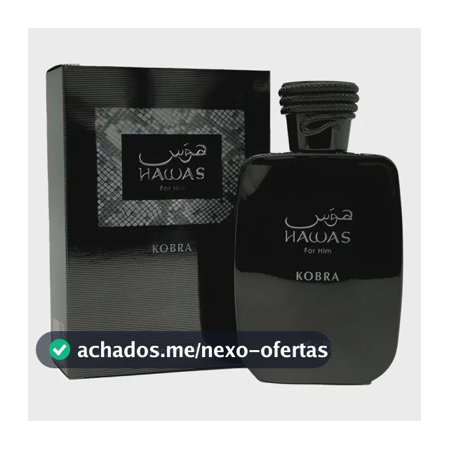 Perfume Hawas Kobra Rasasi Masculino Edp 100ml